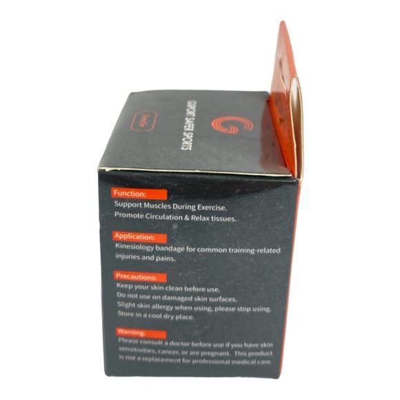 GSPORT Kinesiology Tape Pro Strength NWT - Picture 2 of 3